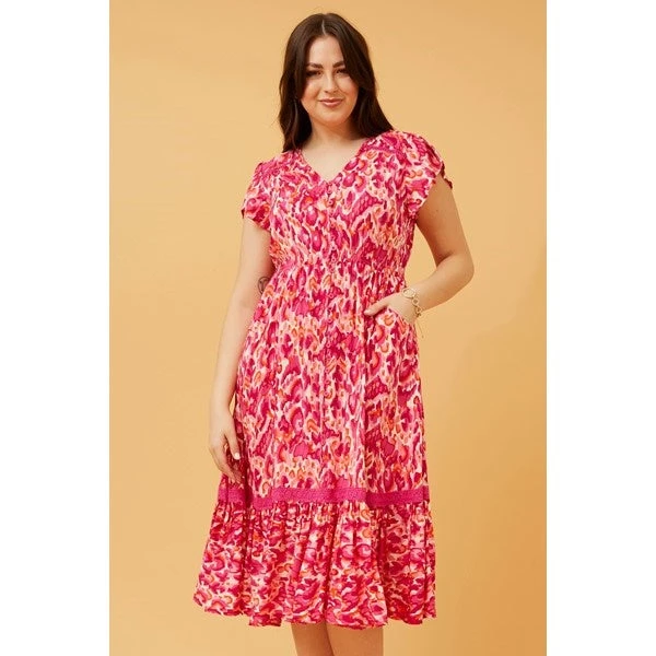 Stella MOROCCO ABSTRACT BOHO MIDI DRESS 9 Stella MOROCCO ABSTRACT BOHO MIDI DRESS - Image 7