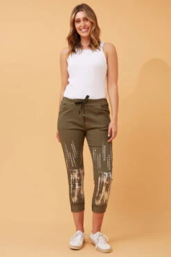 JANJA EMBELLISHED JOGGERS -Printedcarpetus bcefda84a2818a1114ee2ae218ea7085