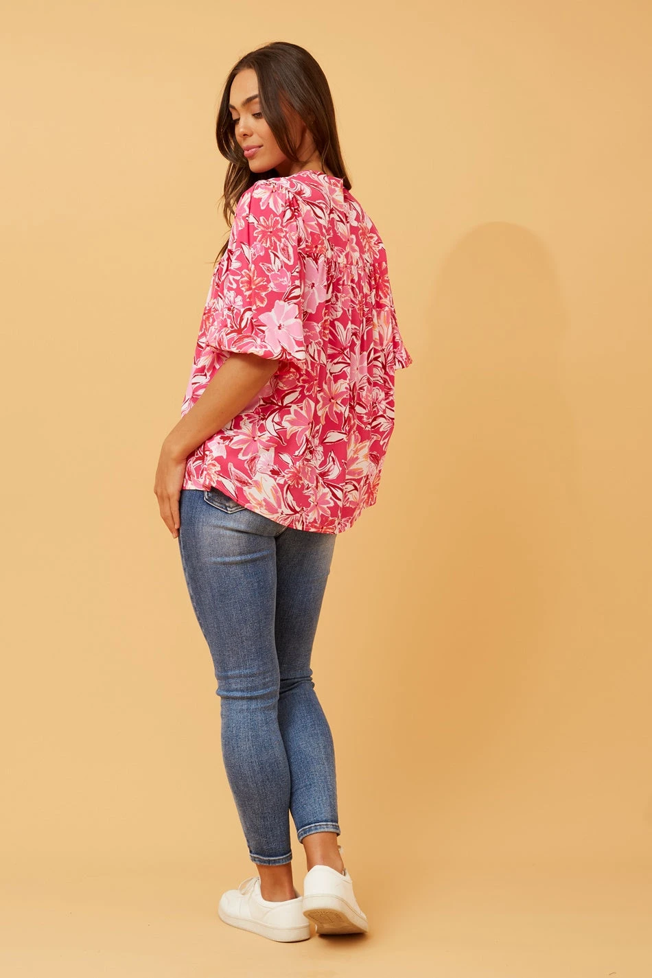 SELENA FLORAL PUFF SLEEVE SHIRT 8 SELENA FLORAL PUFF SLEEVE SHIRT - Image 6