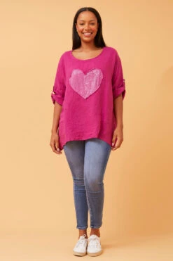 ZONYA SEQUIN PATCH LINEN TOP -Printedcarpetus be613041b1eea6872d046b3a801de521