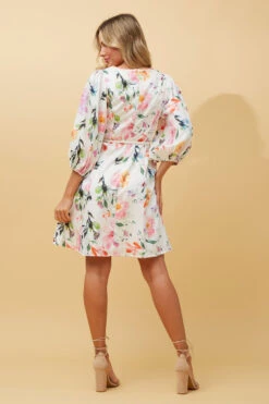 MADDIE FLORAL SHORT DRESS -Printedcarpetus beb41574aef17460416e7a78df514c0f