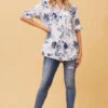 IMOGEN FLORAL LINEN TOP -Printedcarpetus beed9044008991d57abc56789f0beda8