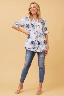 IMOGEN FLORAL LINEN TOP -Printedcarpetus beed9044008991d57abc56789f0beda8 c833507b cd5c 4885 b42d 3aeeaa117772