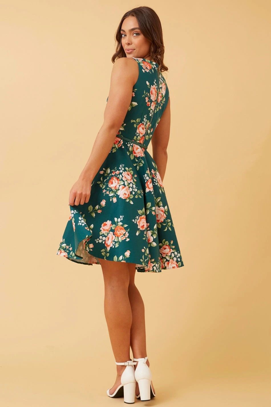 TILLY FLORAL SHORT DRESS 8 TILLY FLORAL SHORT DRESS - Image 6