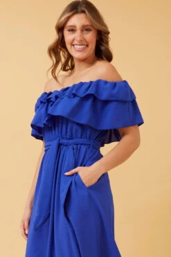 MAXINE OFF SHOULDER MAXI DRESS -Printedcarpetus c0efd00597739f07c8581ffdc1e2803f