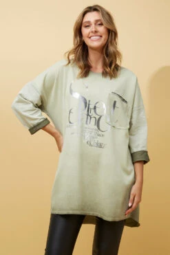 SORIANA FOIL PRINT TUNIC TOP -Printedcarpetus c168fb6decc62bf7ec33aa55a7a694a8