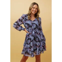 RIPPON FLORAL MINI DRESS -Printedcarpetus c1b66e308c41082867724cb173e98af2