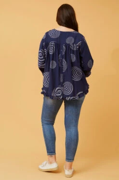 LILIBET FRILL SLEEVE TOP -Printedcarpetus c2bab72ed2e879c12ad7cb33b54ff498