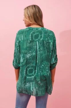 ROSETTA SEQUIN TIE DYE DETAIL TOP -Printedcarpetus c2e21b6aac458c11a4edf4759c4b8950