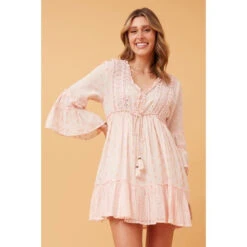 JAMELIA TIERED SHORT DRESS -Printedcarpetus c36362107af98e6d9f0d7934afc1ddcf