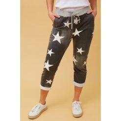 JANJA STAR PRINT JOGGER -Printedcarpetus c3e847426df6b14b97b3ea03f3b7bc1d