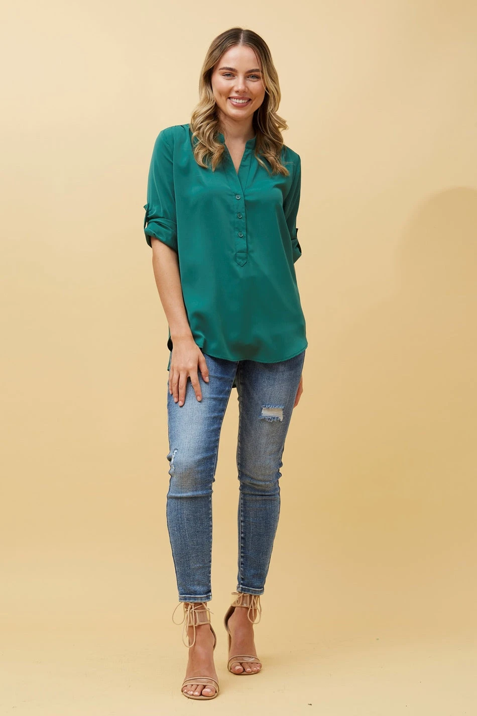 ROMINA SOLID BLOUSE 20 ROMINA SOLID BLOUSE - Image 18