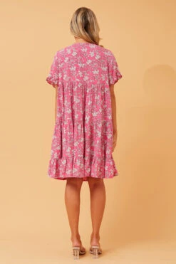 KELLY FLORAL BABYDOLL DRESS -Printedcarpetus c52cfc139cce2d76b7a591c7693a5764