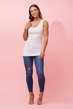 ADA LONGLINE BASIC SINGLET -Printedcarpetus c54441c6b345842e80d29b204ec68b70