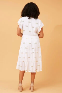 RANI SEQUIN DETAIL TIERED DRESS -Printedcarpetus c65ddf74430ad788227ac289b874b031