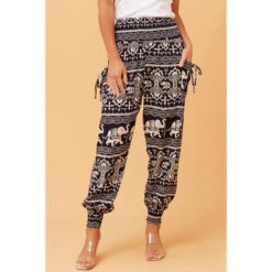 ANIMAL PRINT BOHO HAREM PANTS -Printedcarpetus c6823470307f735df205ad90d02ade6c