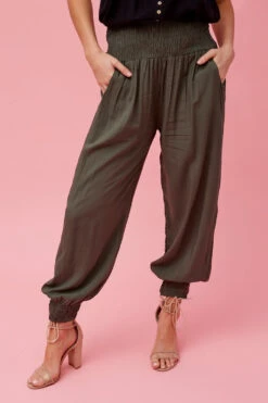 DARCY SOLID HAREM PANTS -Printedcarpetus c704dda008a8a477c0072b20f05d6282