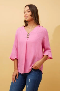 RUE BUTTON DETAIL TOP -Printedcarpetus c73f1ccce57545f57b4fb9dffd308547