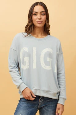 LUXE GIGI SWETASHIRT -Printedcarpetus c747e62d14dfae01cf57b7f3c75ae11f