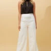 NELL WIDE LEG PANTS -Printedcarpetus c7ce21e62678a67290544686f15c9020