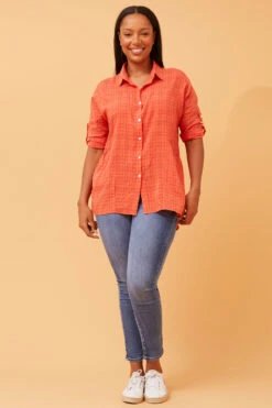 MAISIE CHECK SHIRT -Printedcarpetus c8231ac623ee41d1012134b2f2cb243e