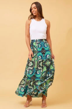 DORIAN FLORAL BOHO MAXI SKIRT 13 DORIAN FLORAL BOHO MAXI SKIRT -Printedcarpetus c9018eb7dfce9af543db5d832740c898