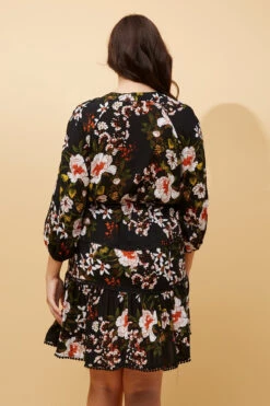 JEANIE FLORAL BOHO SHORT DRESS -Printedcarpetus c9e7f6d6d0beba98c81fe1d3a1375cc3