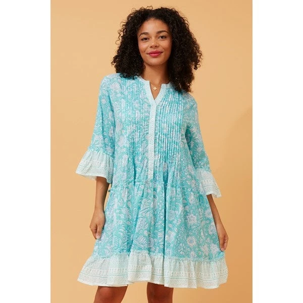 SIMKA BOHO BORDER PRINT DRESS 10 SIMKA BOHO BORDER PRINT DRESS - Image 8