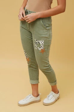 CARRISA PATCHWORK PRINT JOGGER PANTS -Printedcarpetus cabd89e690e8c883165671bd8f6e886e