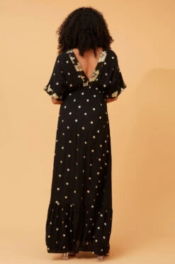 CHRISTINA SEQUIN POLKA DOT MAXI DRESS -Printedcarpetus cac3ebf45751912d1ac635822c0dbdf2