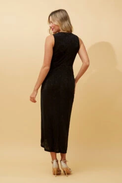 FELICIA CROSSOVER GLITTER DRESS -Printedcarpetus caf1f5e0cbfd8d6ab8199cef82723333