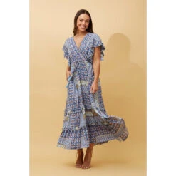 GEMALLA PATCHWORK BOHO FLORAL MAXI DRESS -Printedcarpetus cb10085c0cb0ca713d6837990ab075b6