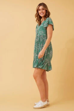 TULIP FLORAL BABYDOLL DRESS -Printedcarpetus cb20237d0b91613edae7337d681ed88f