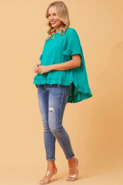 FRILA LINEN SMOCK TOP 38 FRILA LINEN SMOCK TOP -Printedcarpetus cb4a2d256346472a7667fc07f9fffea6