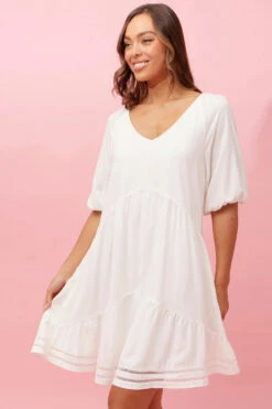 MEXICO TIERED SHORT DRESS -Printedcarpetus cb7f723dc813d646ce87b5c17ab4252a