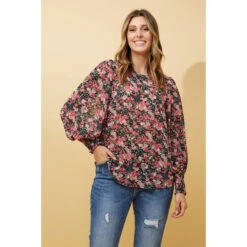 CLASSIC FLORAL BALLOON SLEEVE BLOUSE 19 CLASSIC FLORAL BALLOON SLEEVE BLOUSE -Printedcarpetus cbb4f9f9317181e7db12d9676ce71f6f