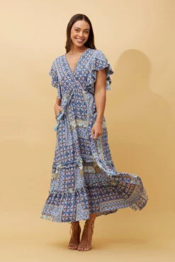 GEMALLA PATCHWORK BOHO FLORAL MAXI DRESS -Printedcarpetus cbe2a96917a190bf8fee4eabb9cb32cf