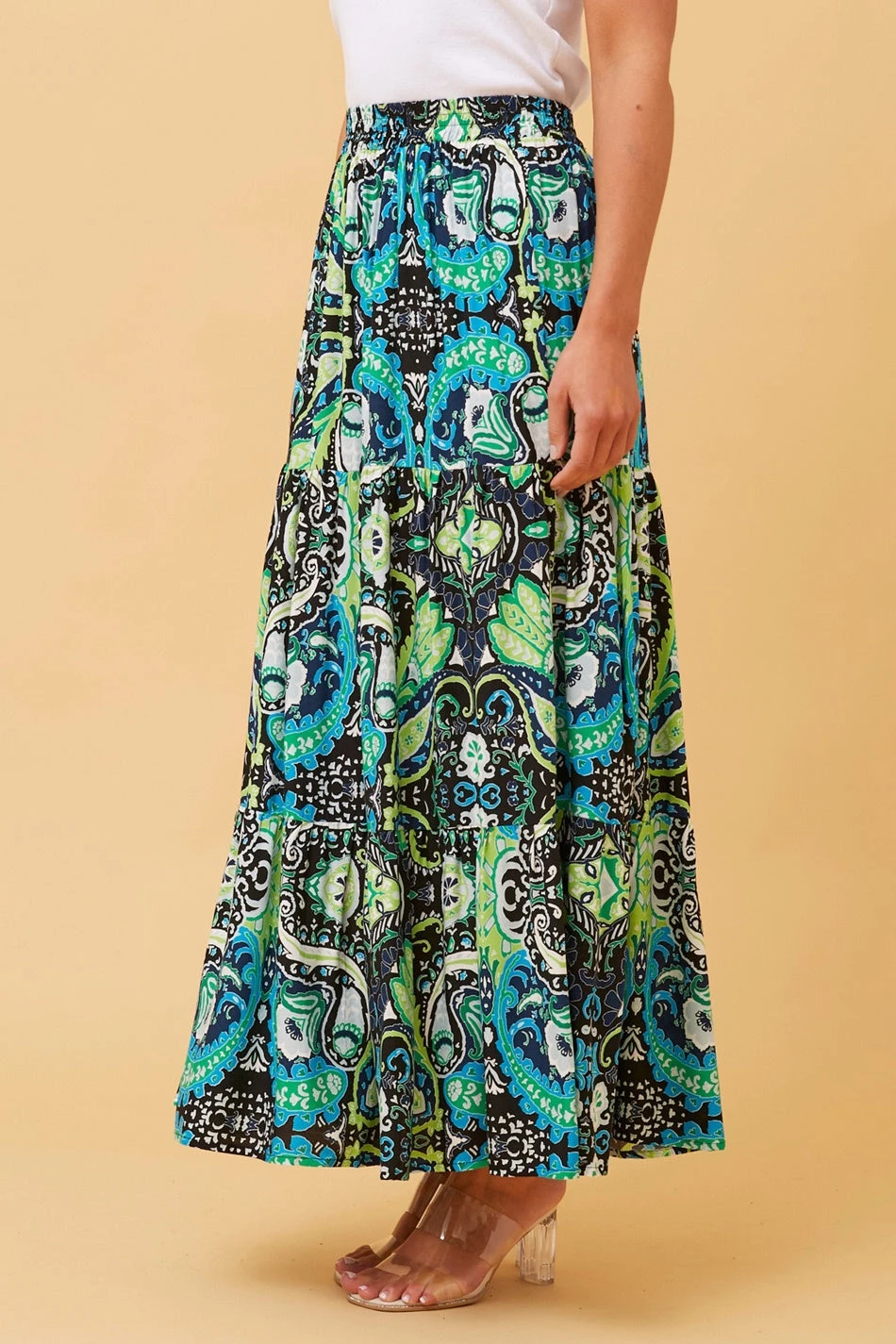DORIAN FLORAL BOHO MAXI SKIRT 6 DORIAN FLORAL BOHO MAXI SKIRT - Image 5