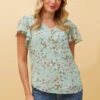 ROMY FLORAL BLOUSE -Printedcarpetus cbf9b732d2101e564f1cd73d85f8aede