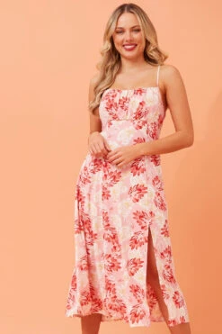 CHANTELLE FLORAL MIDI DRESS -Printedcarpetus cc4ae0ed11d14f51e6937b9d7b13d916