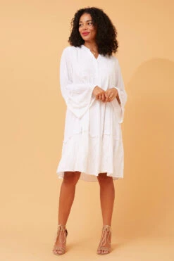 RENUKA SEQUIN DETAIL TIERED DRESS -Printedcarpetus cd66f470dd664a3c18543da83a676181