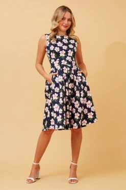 GT FLORAL SHORT DRESS -Printedcarpetus cda2a482dc06ef083e7521b6b9689cc8