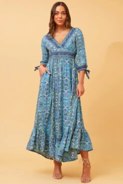 Stella JASMINE PAISLEY BOHO MAXI DRESS -Printedcarpetus d00d164f38623cf4a4177c3c93a49314