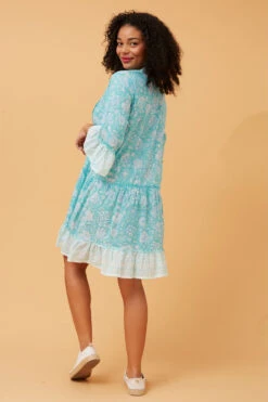 SIMKA BOHO BORDER PRINT DRESS 22 SIMKA BOHO BORDER PRINT DRESS -Printedcarpetus d03aea1fcc9b70ba22858299255254b5