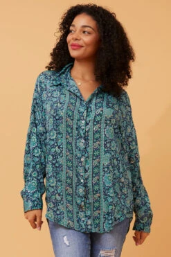 SAVAN PAISLEY PRINT SHIRT 14 SAVAN PAISLEY PRINT SHIRT -Printedcarpetus d0663275eb74cd24a75ecc98e9b4244a