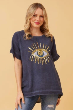 JULINA EVIL EYE LINEN TOP 16 JULINA EVIL EYE LINEN TOP -Printedcarpetus d251ac5c4a0f0d44d0ea2ec342014df5