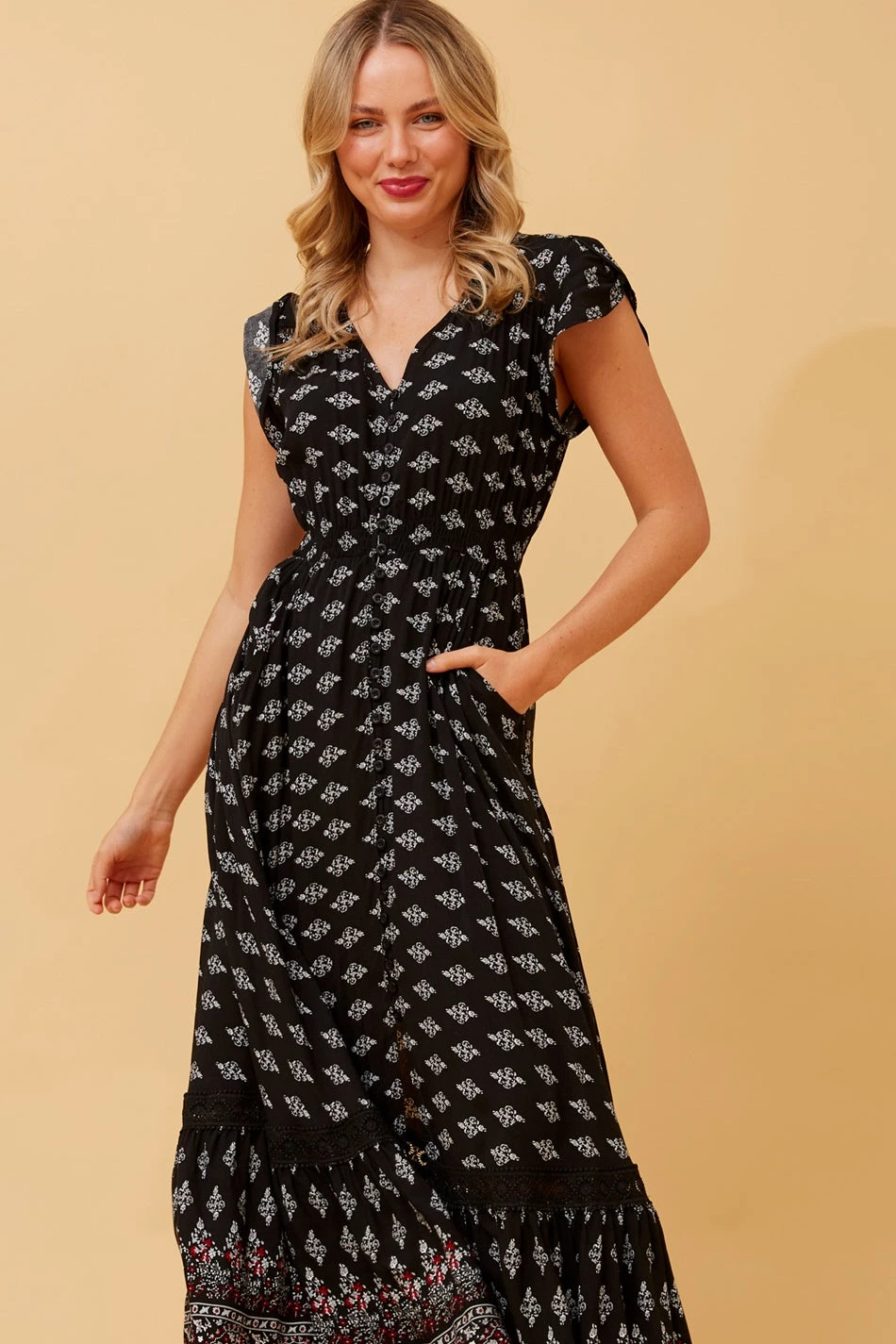 MOROCCO BOHO MAXI DRESS 6 MOROCCO BOHO MAXI DRESS - Image 4