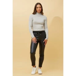 PIERRE WET LOOK JOGGER PANTS 17 PIERRE WET LOOK JOGGER PANTS -Printedcarpetus d320418a20715d3861971eabf3daf35a