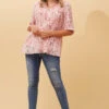 POSIE PLEATED FLORAL TOP -Printedcarpetus d3787d0b0debffbc1ac9efd75becbc5a