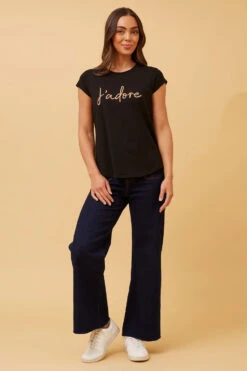 COCO JADORE GRAPHIC TEE -Printedcarpetus d37c12b01bd897e8a9fcd048c846ede7